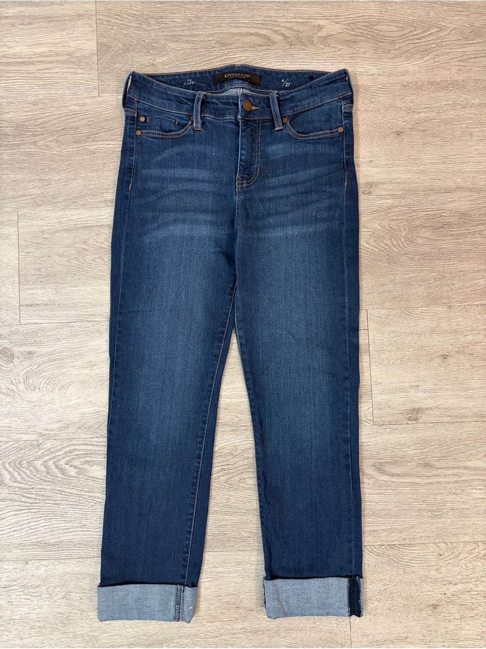Liverpool dark wash women’s jeans size 27